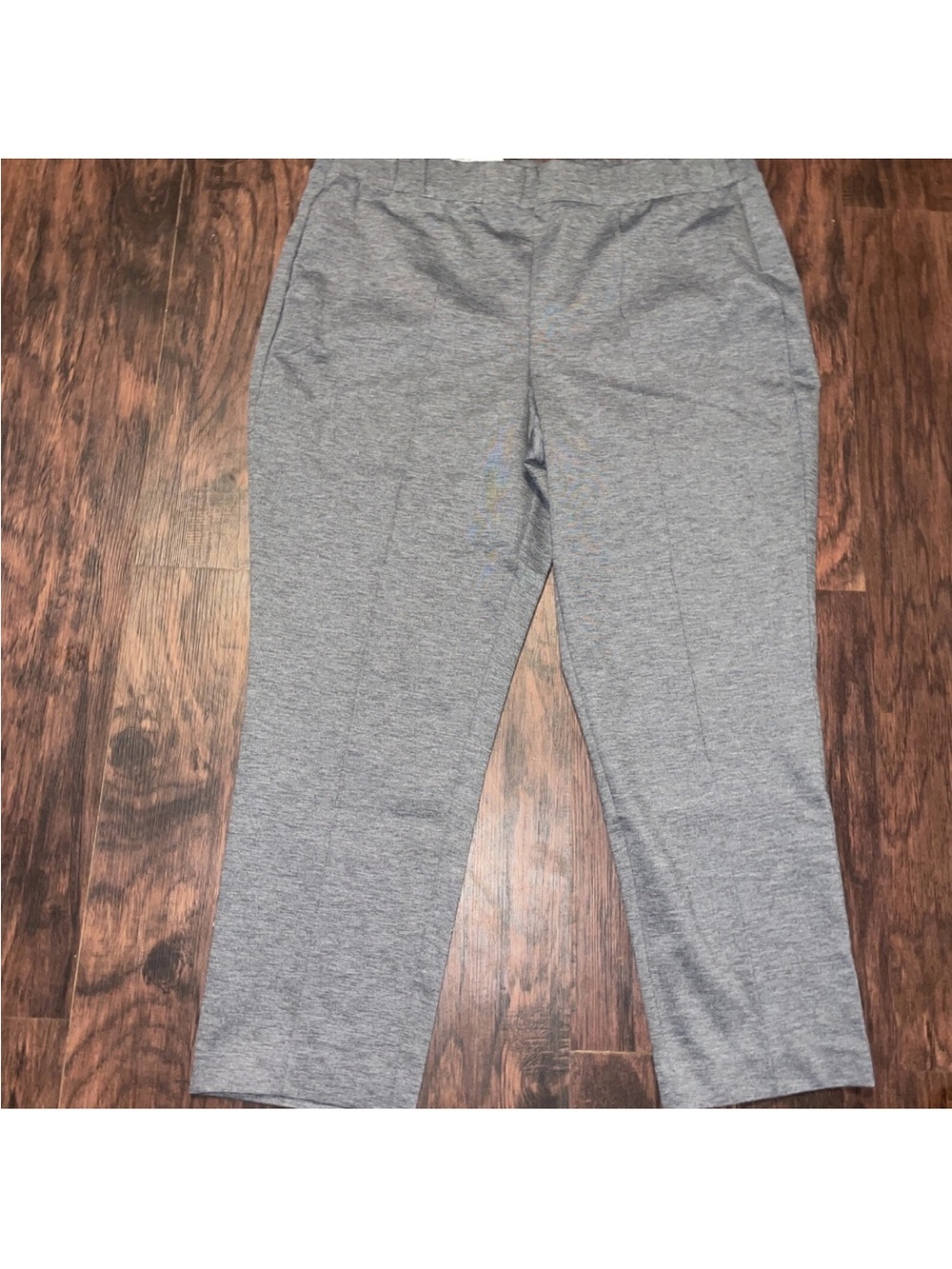 croft & barrow Heather Gray Cropped Pull-On Pants